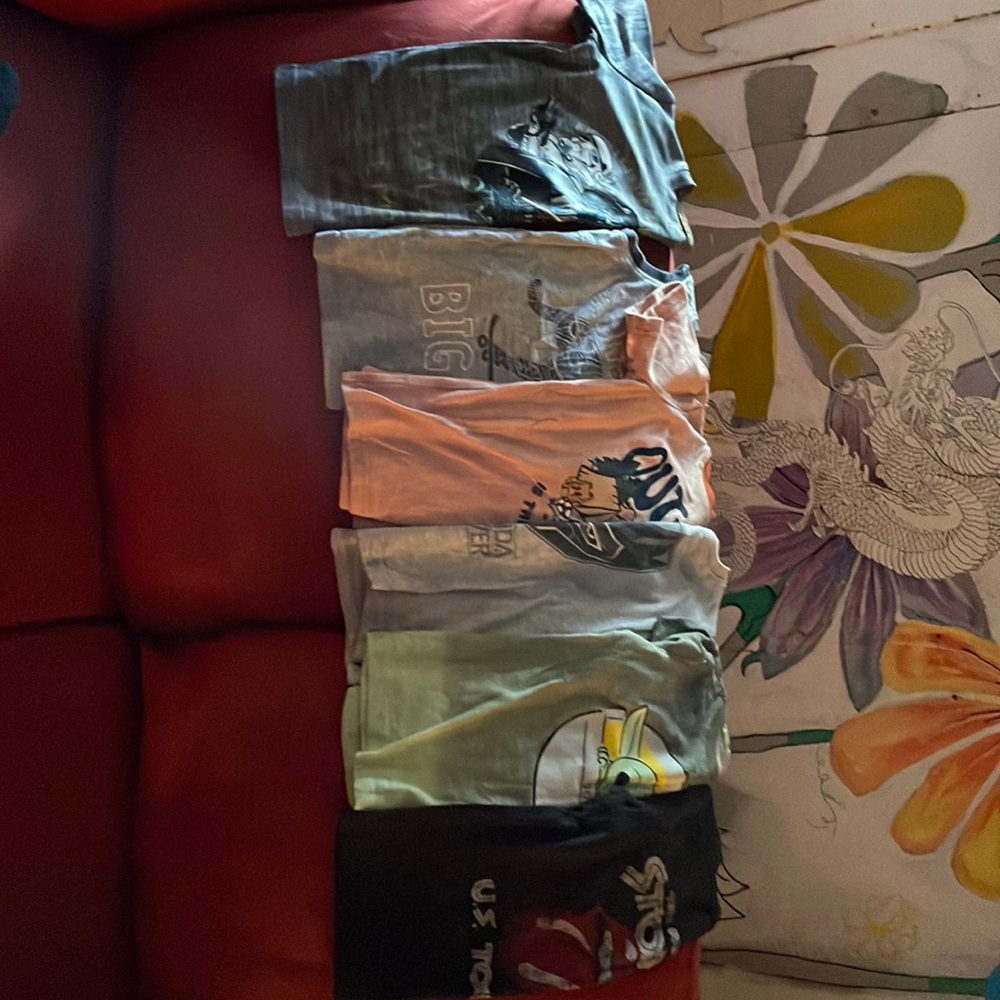 6 size 5 t-shirts